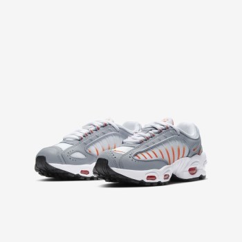 Nike Air Max Tailwind IV - Nagyobb Gyerek Utcai Cipő - Fehér/Szürke/Fekete/Narancssárga